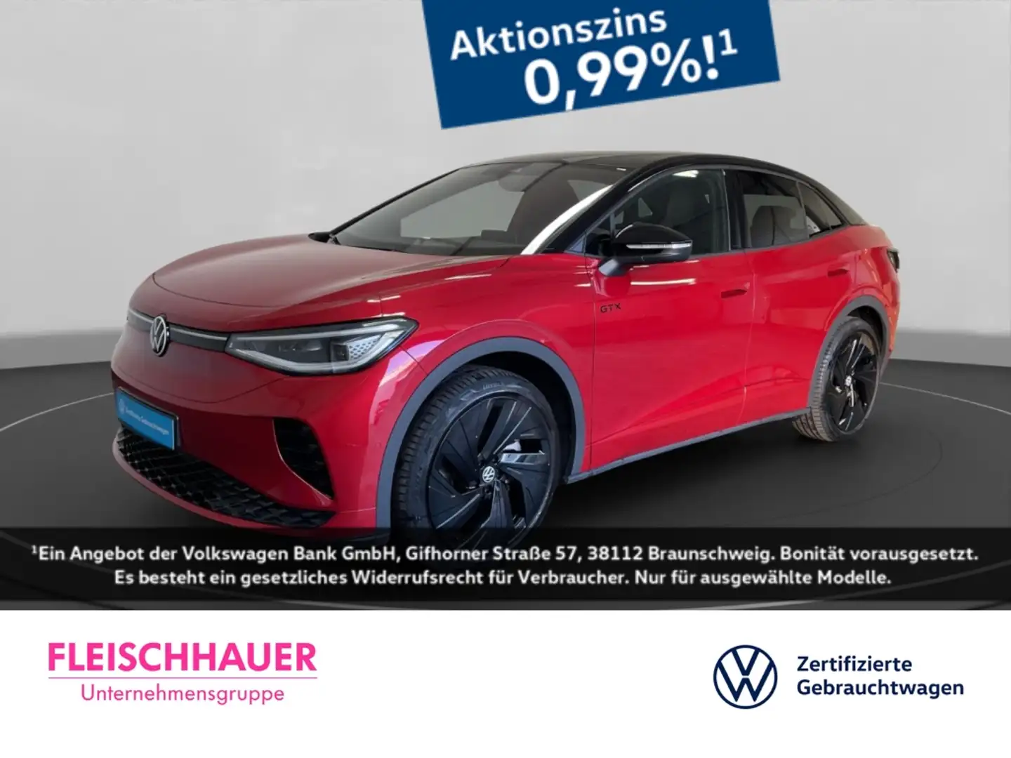 Volkswagen ID.5 GTX 4Motion Matrix-LED HUD SHZ Kamera Pano App-Con Rot - 1