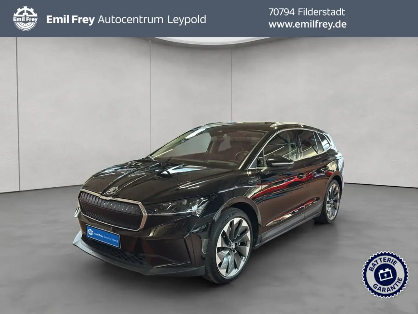 Skoda Enyaq iV 80 Suite Sport Leder AHK Schwarz - 1