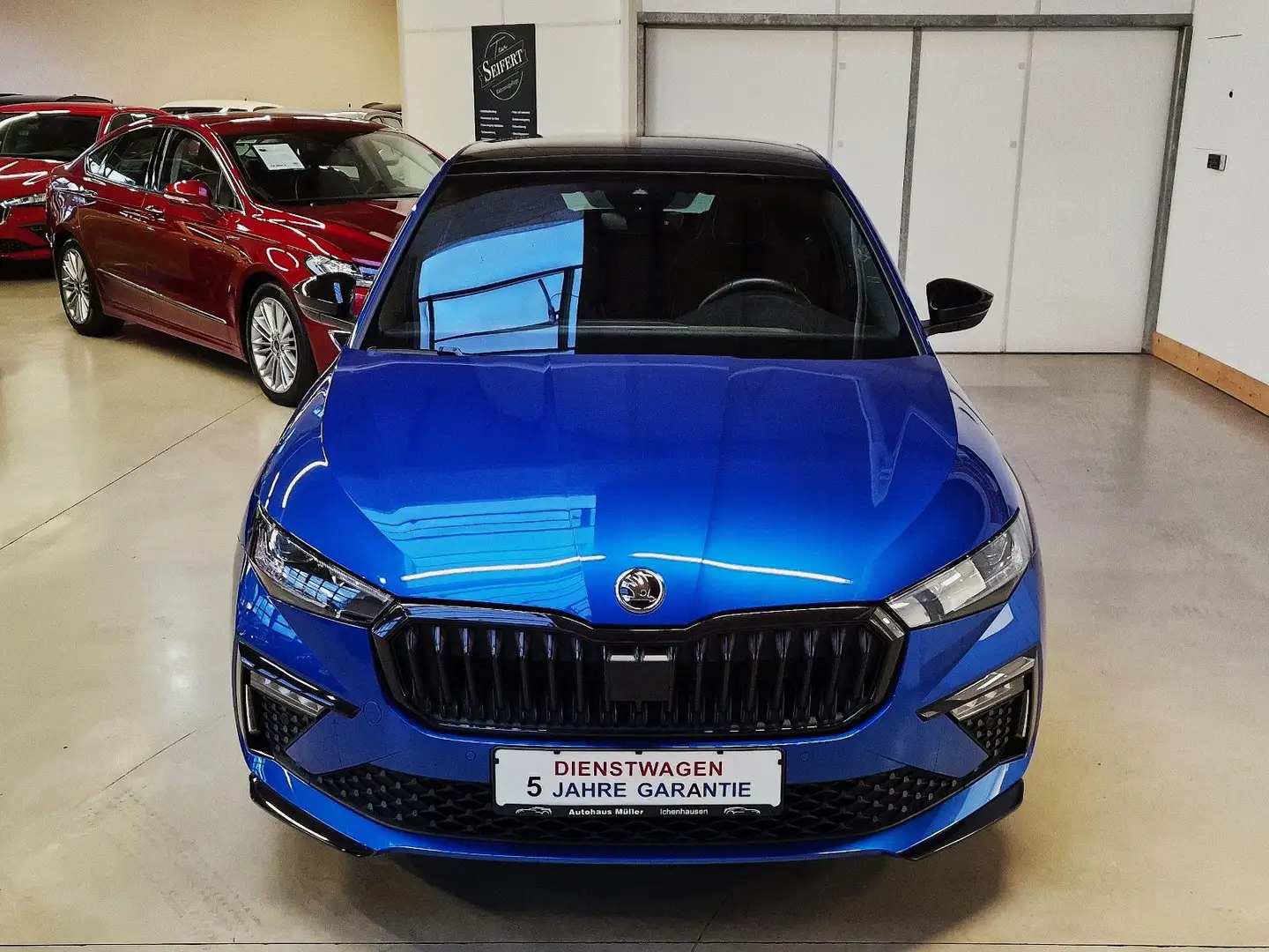 Skoda Scala II Monte Carlo AHK 5J-GAR MATRIX LED LH SM Blau - 2