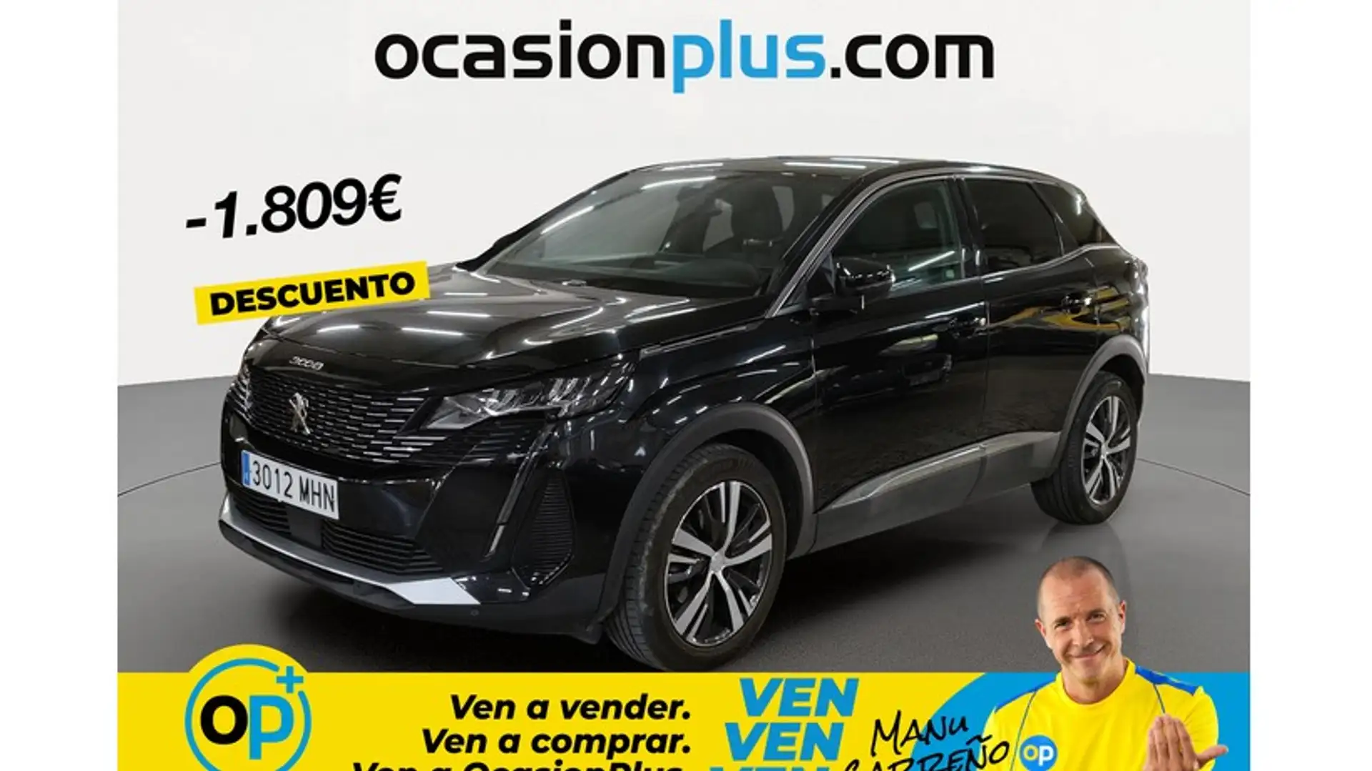 Peugeot 3008 1.2 S&S PureTech Allure Pack EAT8 130 Negro - 1