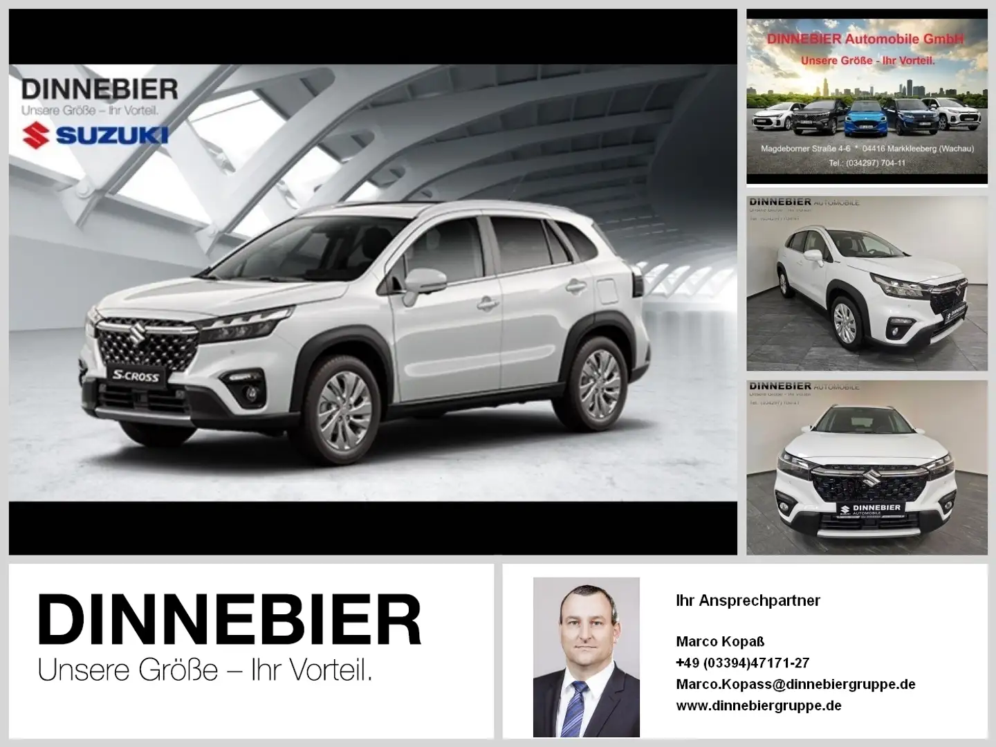 Suzuki S-Cross Comfort (AGS) *6 Jahre Garantie* Weiß - 1