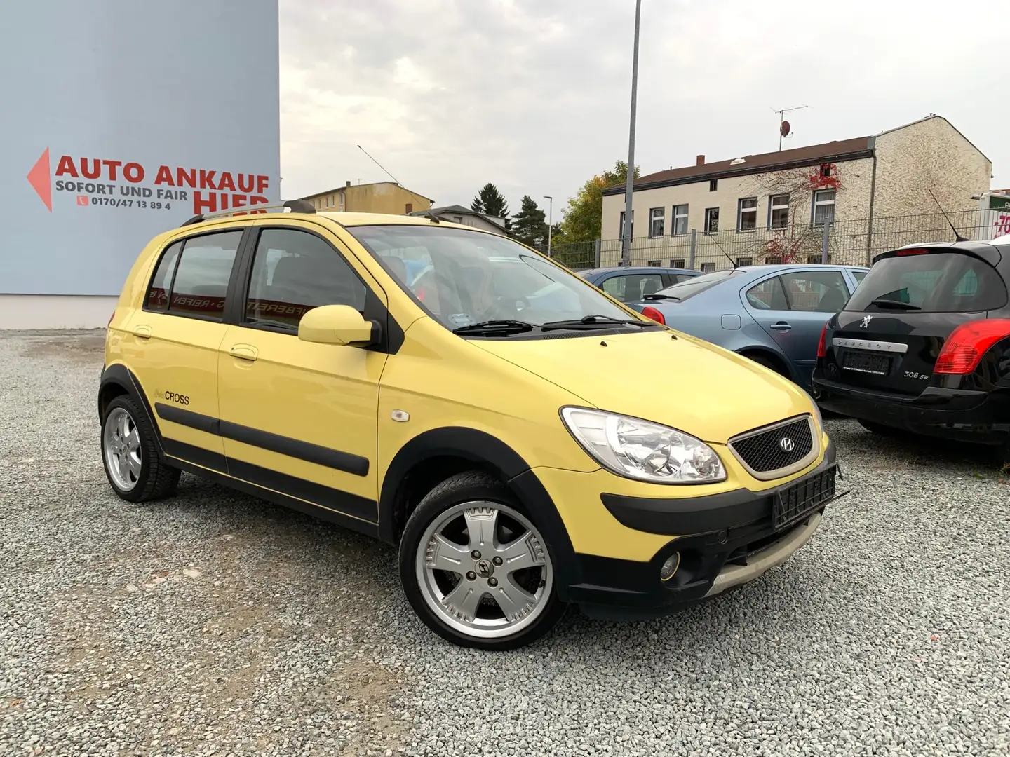 Hyundai Getz 1.4 CROSS, KLIMA,Allweter+Ölservice+TÜV-NEU! Giallo - 2