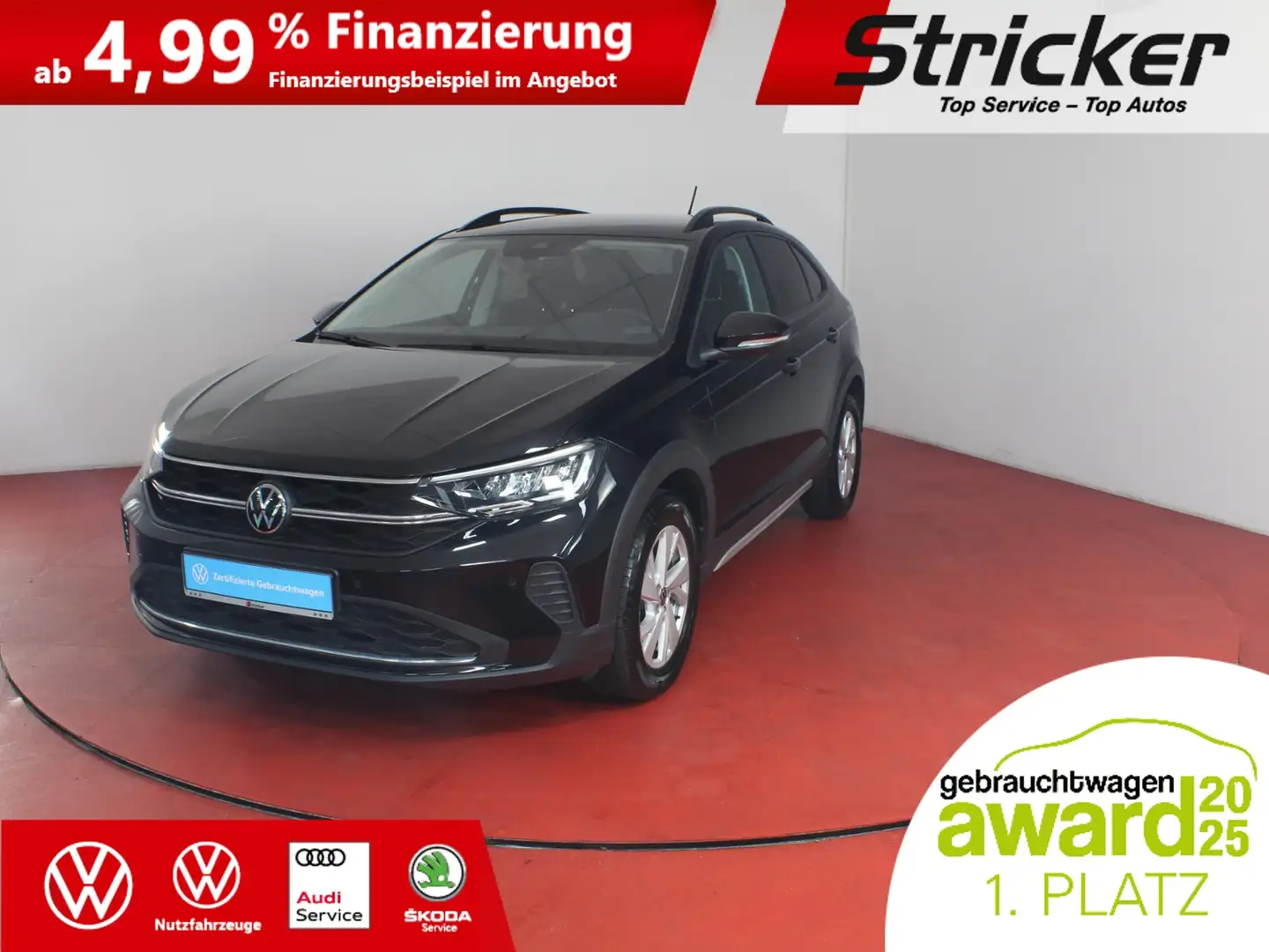 Volkswagen Taigo Life 1.0TSI 225,-ohne Anzahlung Sitzheizung Schwarz - 1