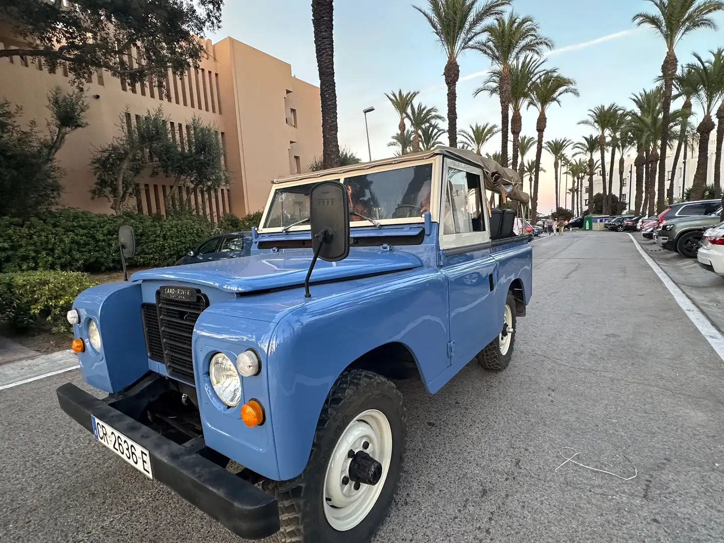 Land Rover Series Azul - 1