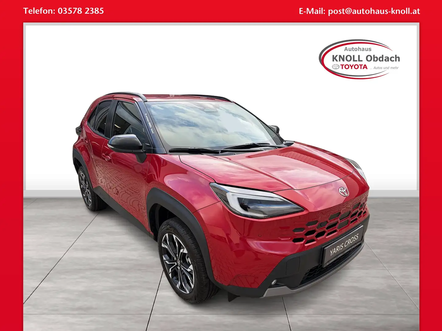 Toyota Yaris Cross 1,5 VVT-i Hybrid FWD Teamplayer Technikpaket Rot - 1