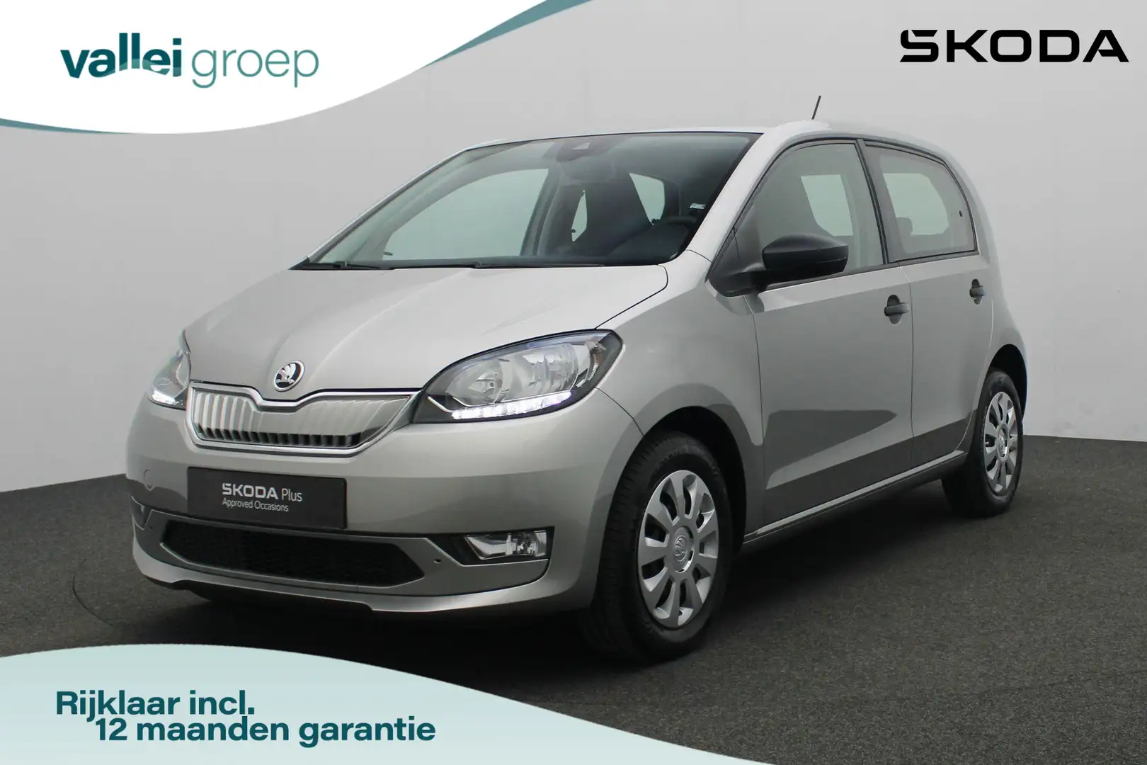 Skoda Citigo e-iV EV 83 pk Ambition | Climatronic | Bluetooth Grijs - 1