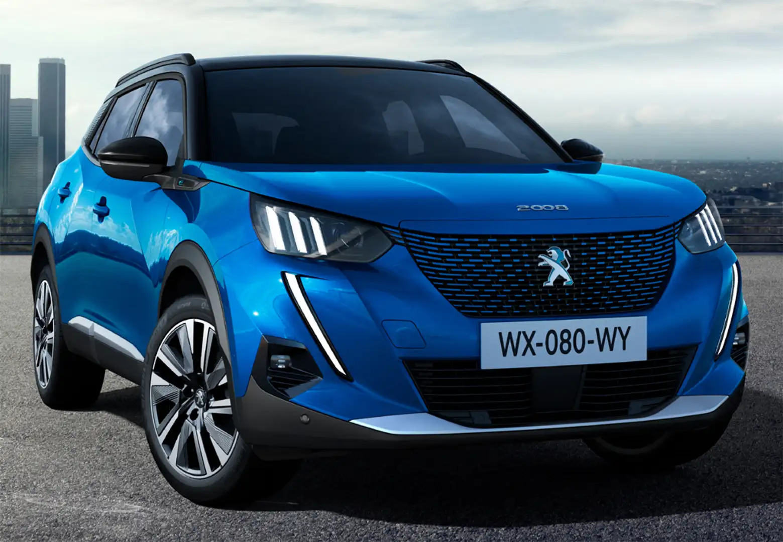 Peugeot 2008 GT Eléctrico 100kW Rojo - 2