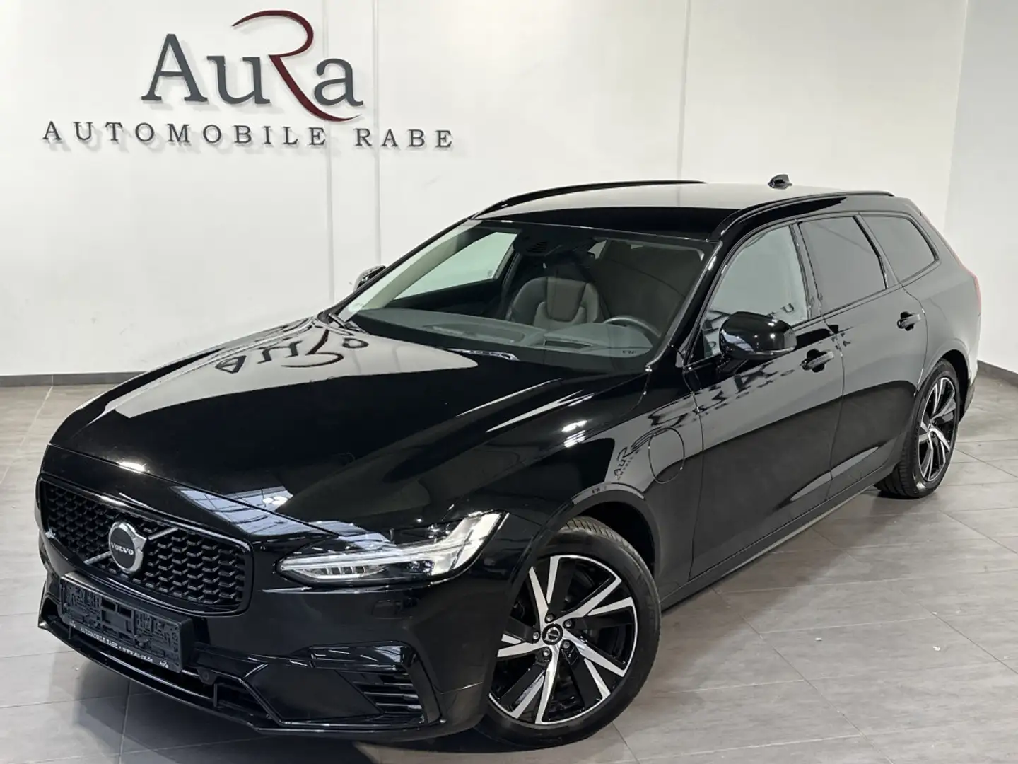 Volvo V90 T6 Hybrid AWD R-Design NAV+LED+KAMERA+H&K+VC Schwarz - 2