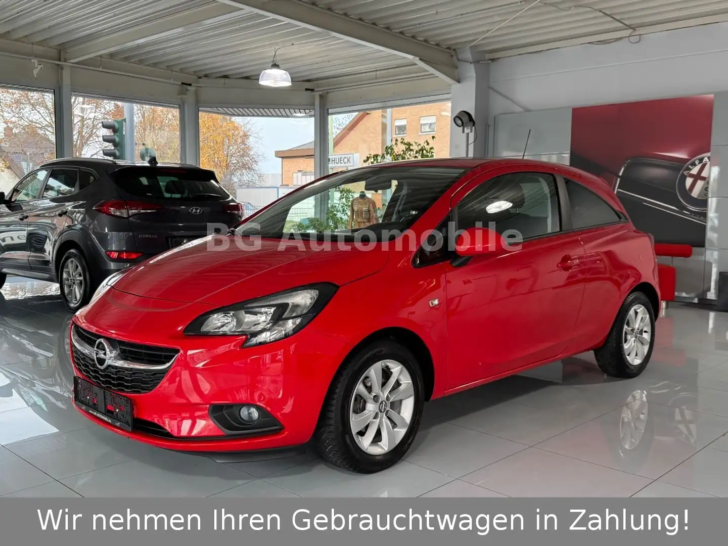 Opel Corsa E ON*1.Hand*Euro6*Klimaautomatik* Rot - 1