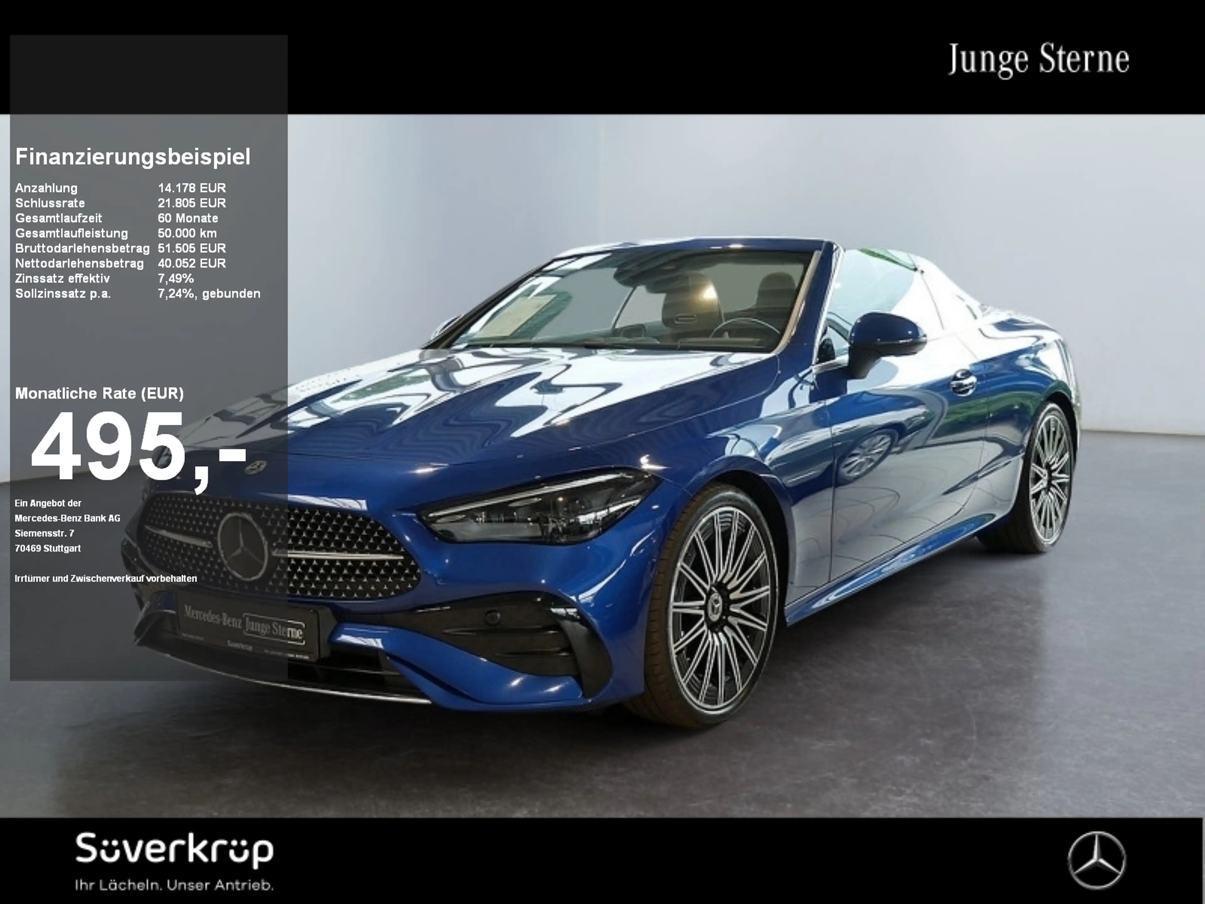 Mercedes-Benz CLE 300 4M Cabrio , AMG BURM MEMO DISTR KAMERA