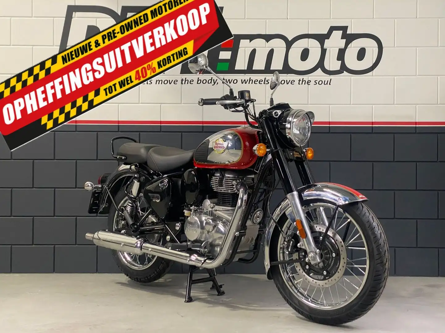 Royal Enfield Classic 350 Rood - 1