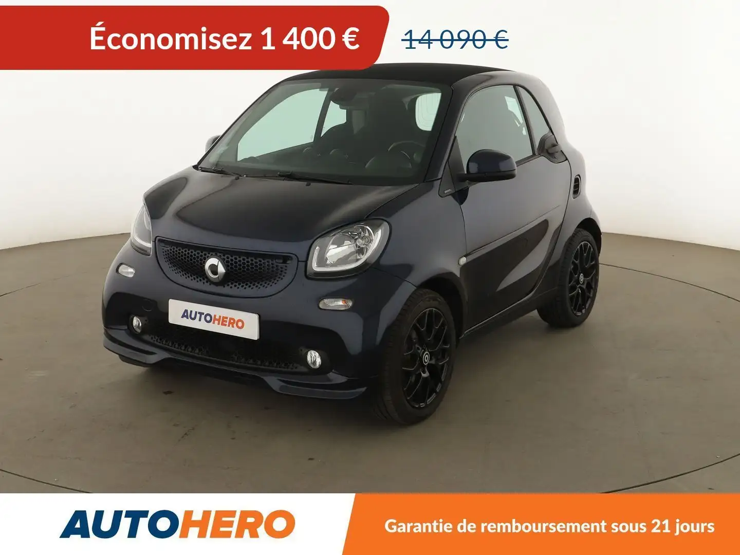 smart forTwo 0.9 Passion Twinamic Bleu - 1