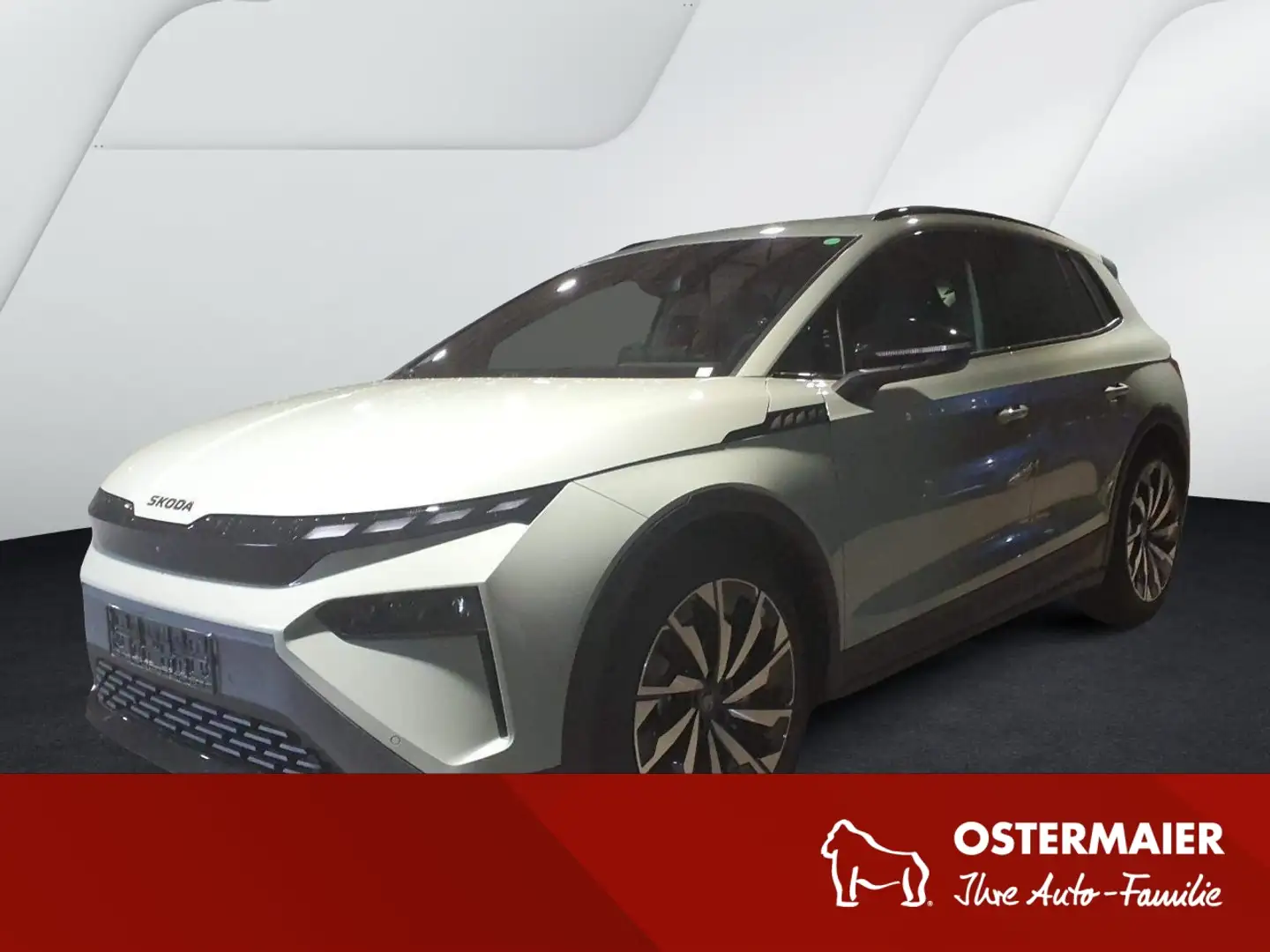 Skoda Elroq 85 SPORTLINE MAXX NP57 MATRIX.AHK.AREA.HuD.WÄRMEP. Verde - 1
