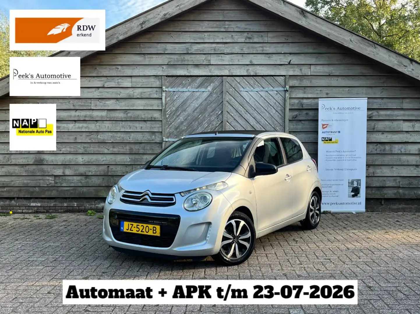Citroen C1 1.0 VTi Airscape Shine Automaat | Airco | Achterui Gris - 1