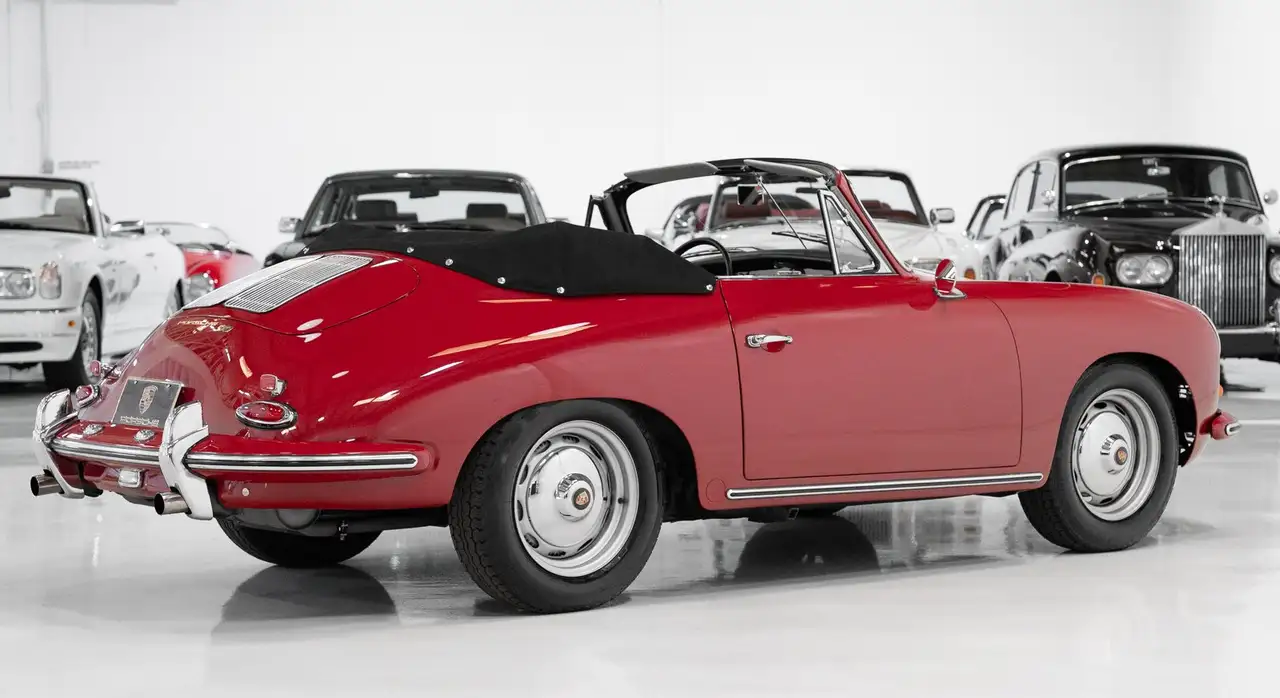 Porsche 356 B 1600 SUPER 90 ‘TWIN GRILLE’ CABRIOLET BY REUTTER Cabriolet, foto 8