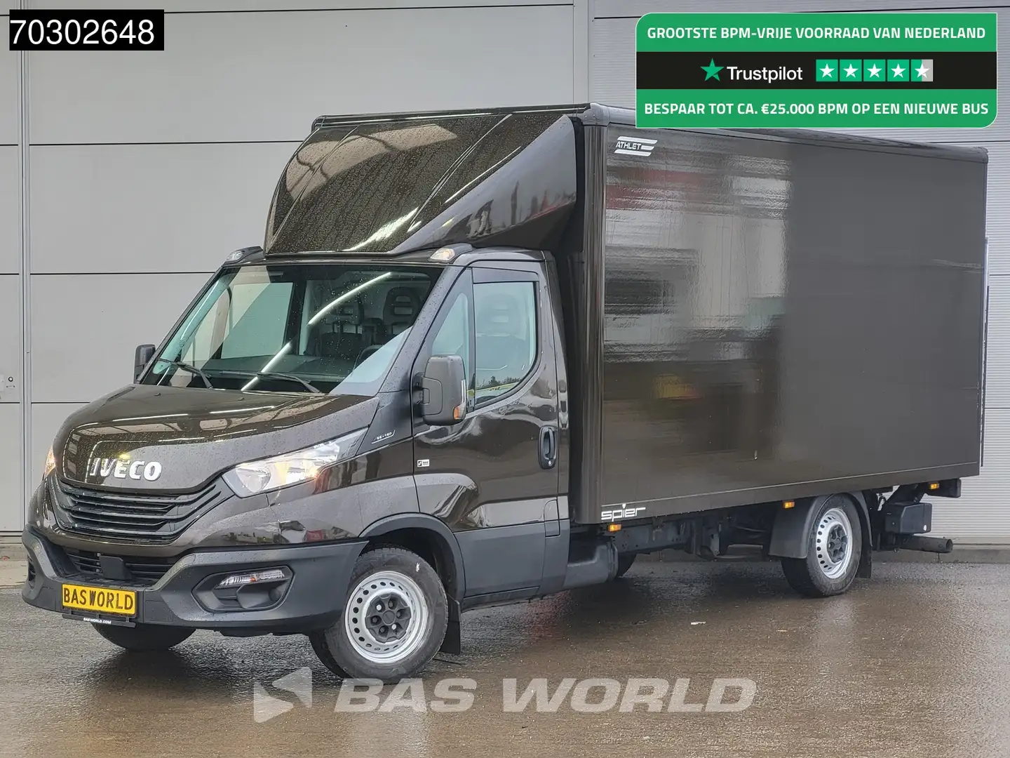 Iveco Daily 35S16 Laadklep Zijdeur 441cm Bakwagen 160PK Airco Bruin - 1