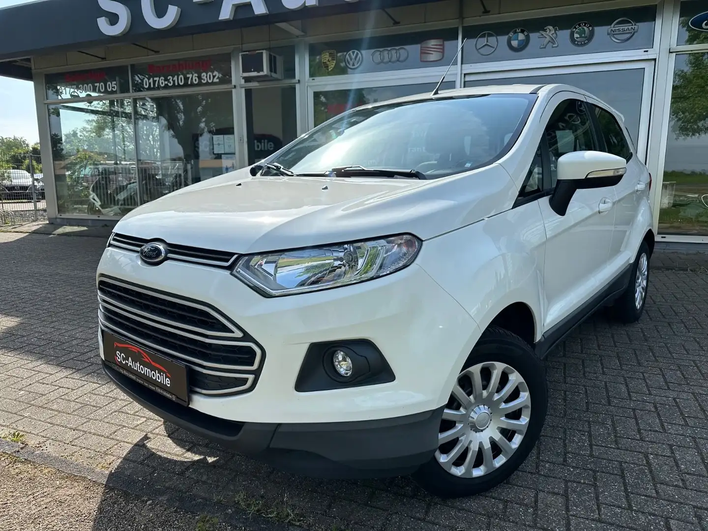 Ford EcoSport *PDC*ZAHNRIEMEN-NEU*8x BEREIFT*TÜV-NEU* Wit - 1