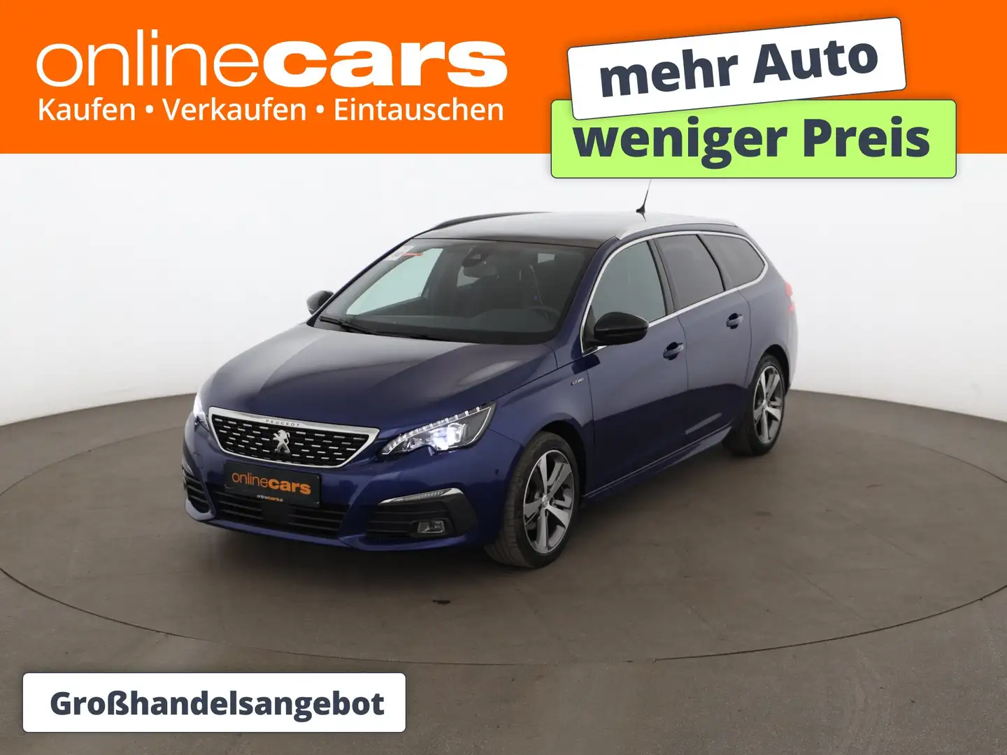 Peugeot 308 1.5 BlueHDi SW GT-Line Aut LED STANDHZG SKY Blau - 1