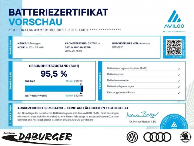 Volkswagen ID.3 Pro 62kW FACELIFT ACC+18 Zoll