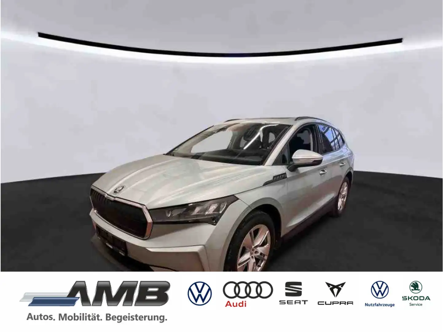 Skoda Enyaq 50 Pano-Schiebedach/Navi/ACC/Sitzhzg/RFKam Silber - 1