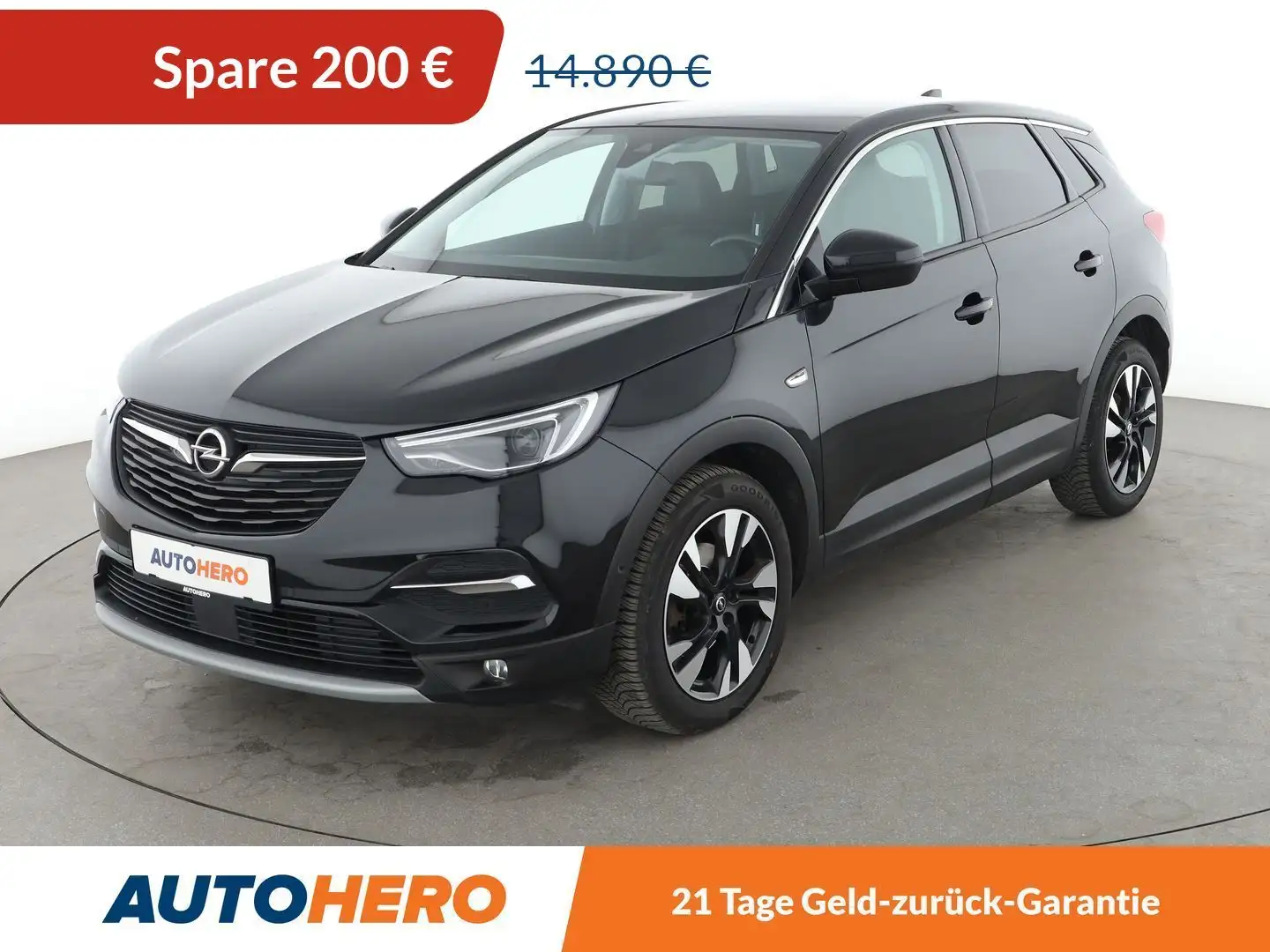 Opel Grandland X 1.2 Turbo Innovation Aut.*NAV*LED*TEMPO*PDC*SHZ Nero - 1