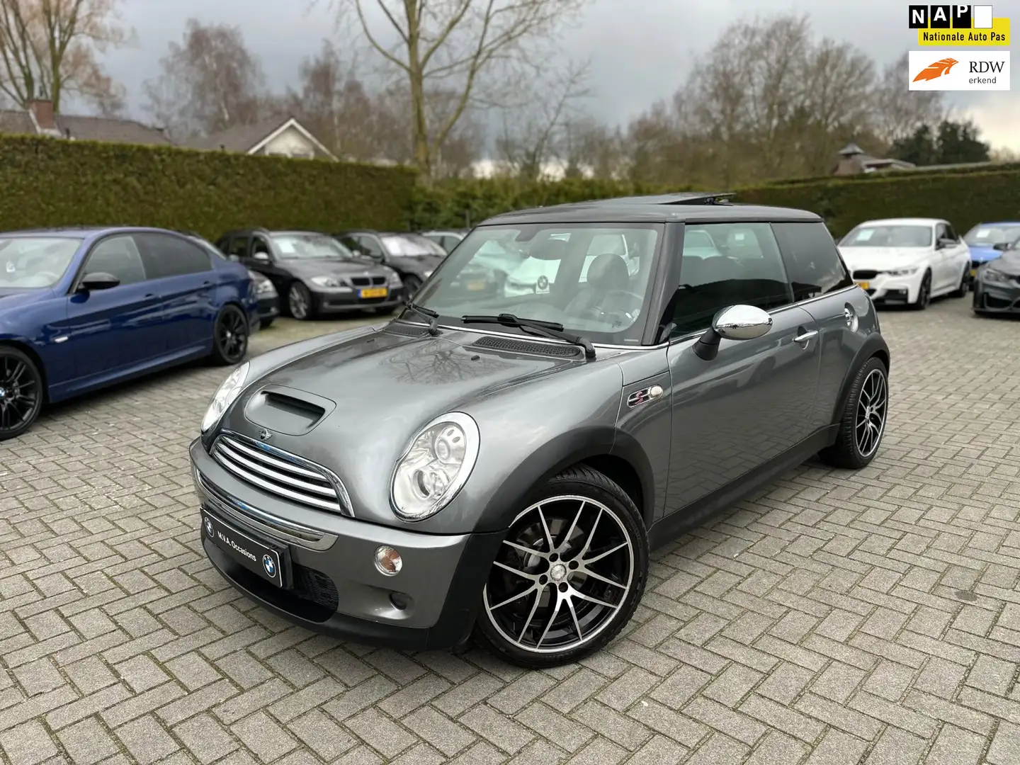 MINI Cooper S Mini 1.6 Chili NAP!|Navigatie|Leder|Pano dak|Xenon Gris - 1