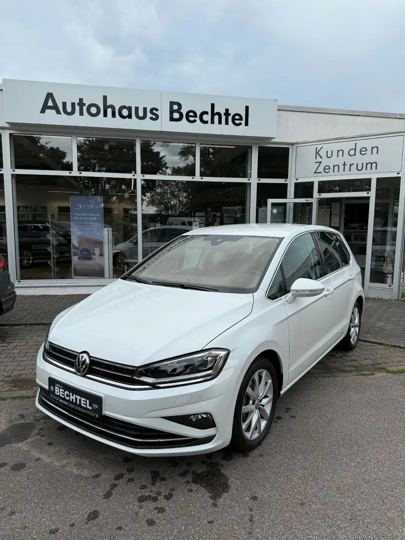 Volkswagen Golf Sportsvan Белый - 2