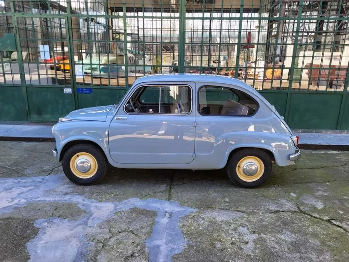 Fiat 600 I Serie “Vetri scorrevoli” Šedá - 2