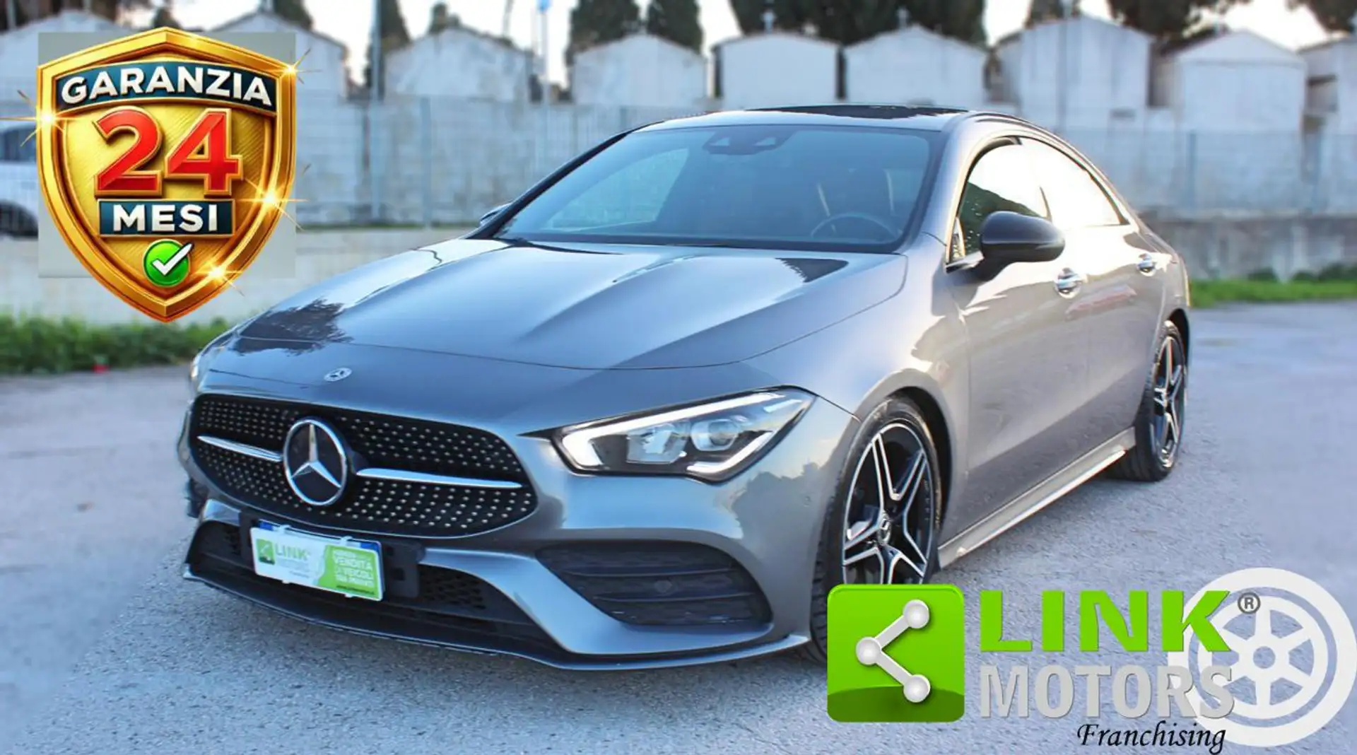 Mercedes-Benz CLA 180 Premium GARANZIA 24 MESI INCLUS Gris - 1