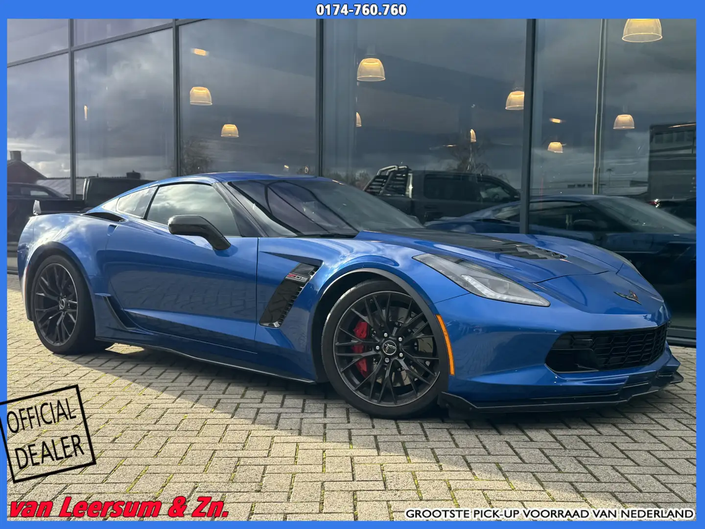 Corvette C7 6.2 Z06 Coupe 3LZ | Competition seats | Bleu - 1