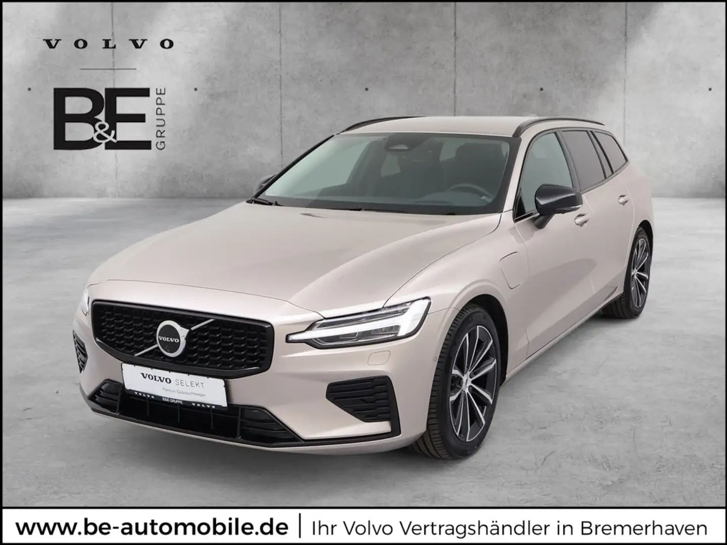 Volvo V60 T6 Plus Dark Plug-In Hybrid AWD HUD 360° Beige - 1
