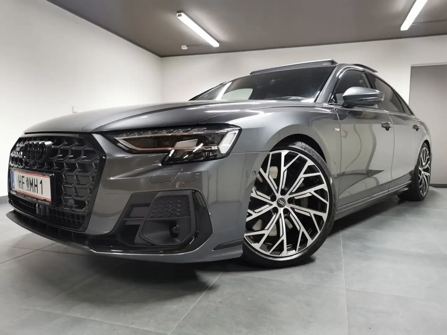 Audi A8 -Daytona 3xS-line Audi exclusive,Ahv,Head-up,ACC Gris - 2
