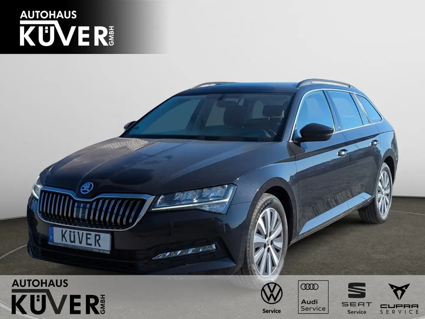 Skoda Superb Combi Ambition 2,0 TDI DSG GRA+LED+PDC+ Schwarz - 1