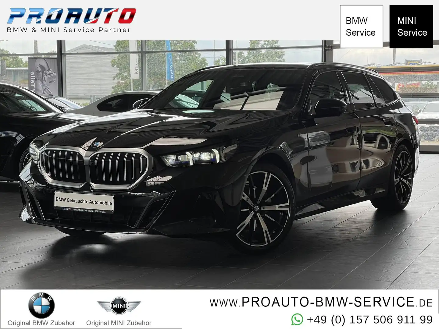 BMW 520 d Tou xDr M Sport AHK/HUD/20Alu/Pano/A-LED/HK Noir - 1