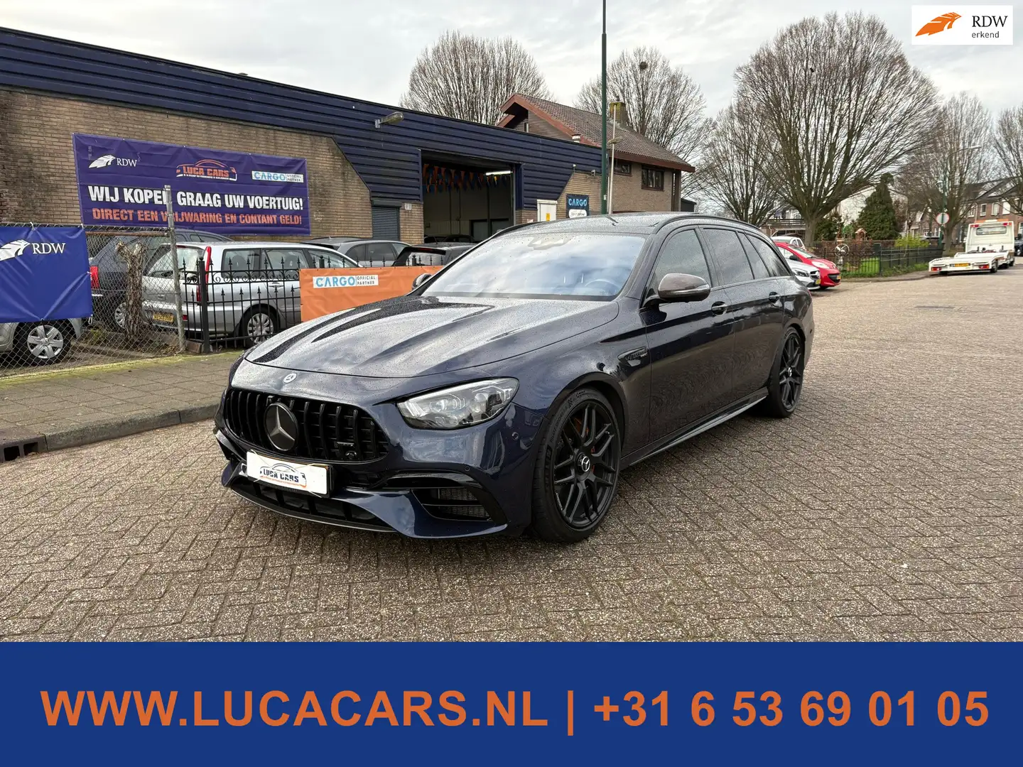 Mercedes-Benz E 63 AMG Estate S 4MATIC Premium Plus Keramisch Pano Burmes Bleu - 1