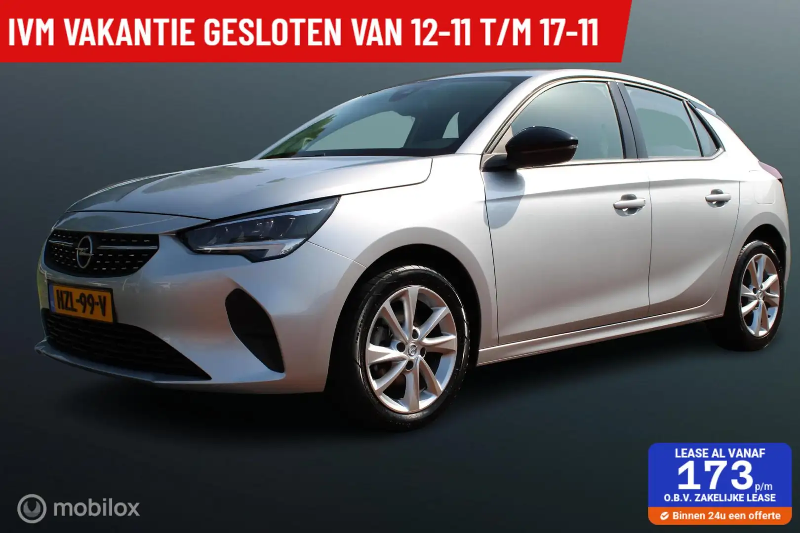 Opel Corsa 1.2 Edition, Navigatie, App connect, parkeersensor Grijs - 1