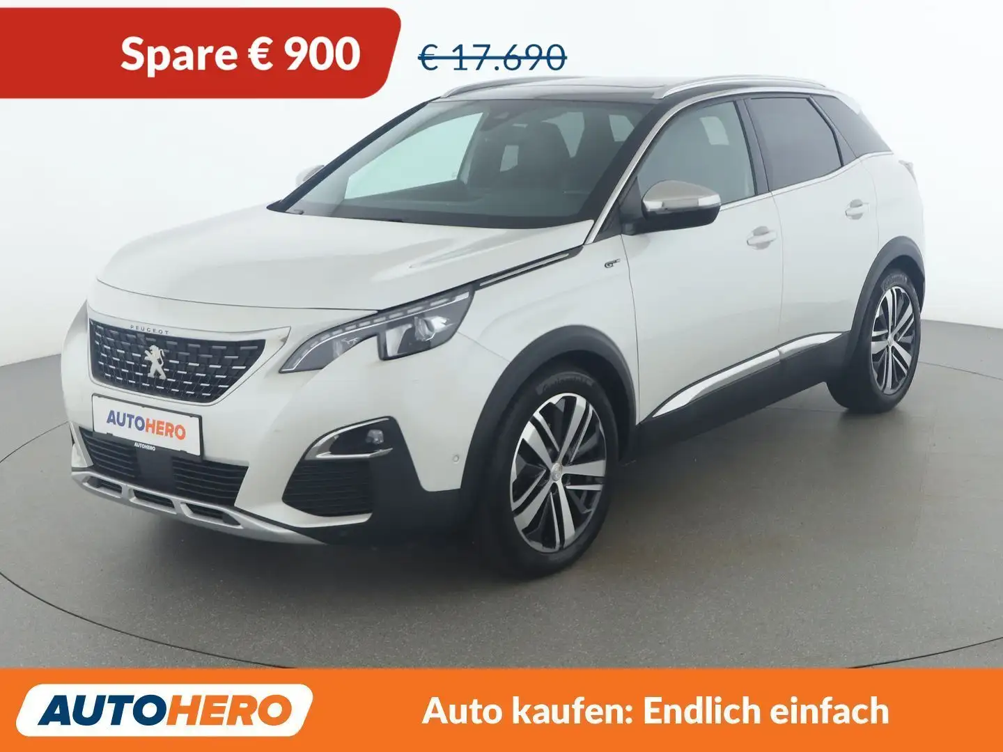 Peugeot 3008 2.0 Blue-HDi GT Weiß - 1
