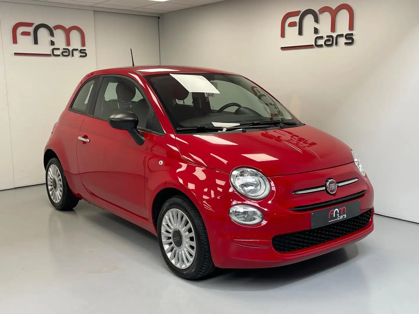 Fiat 500 1.2i Pop Star 66.000km Navi Cruise Airco Garantie Rood - 1