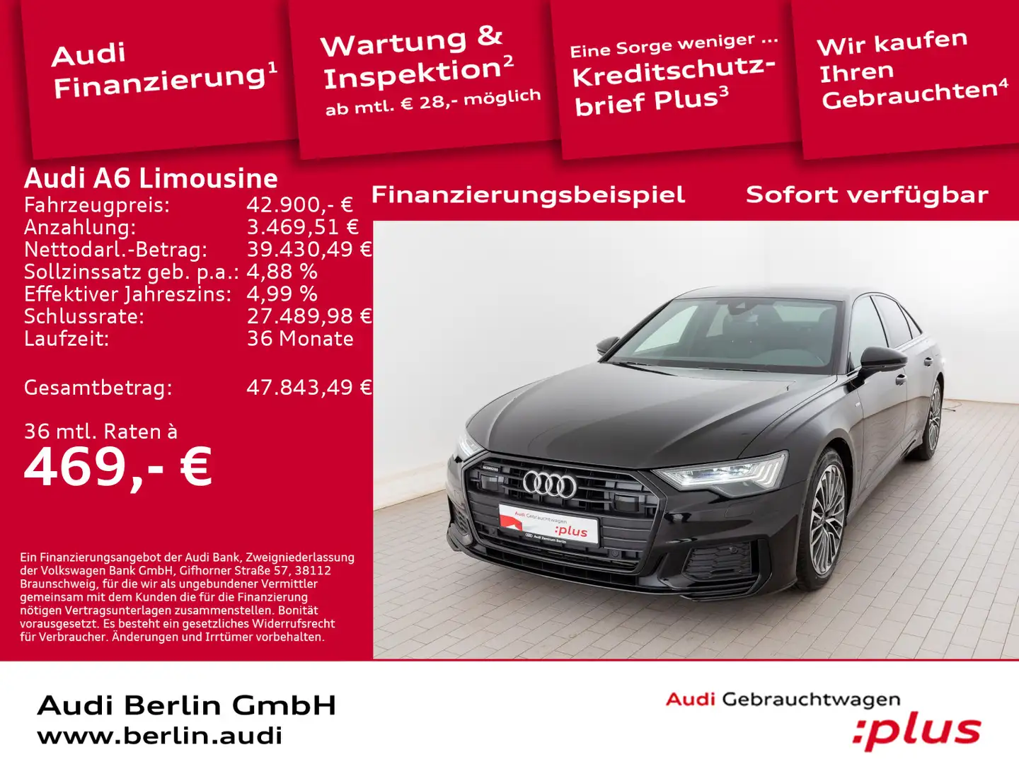 Audi A6 TFSI e Advanced PDC MATRIX RFK NAVI Nero - 1