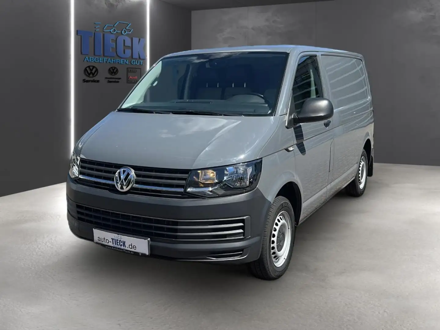 Volkswagen T6 Transporter Kasten KR 2.0 TDI DSG Navi AHK GRA Klima Navi Grau - 1