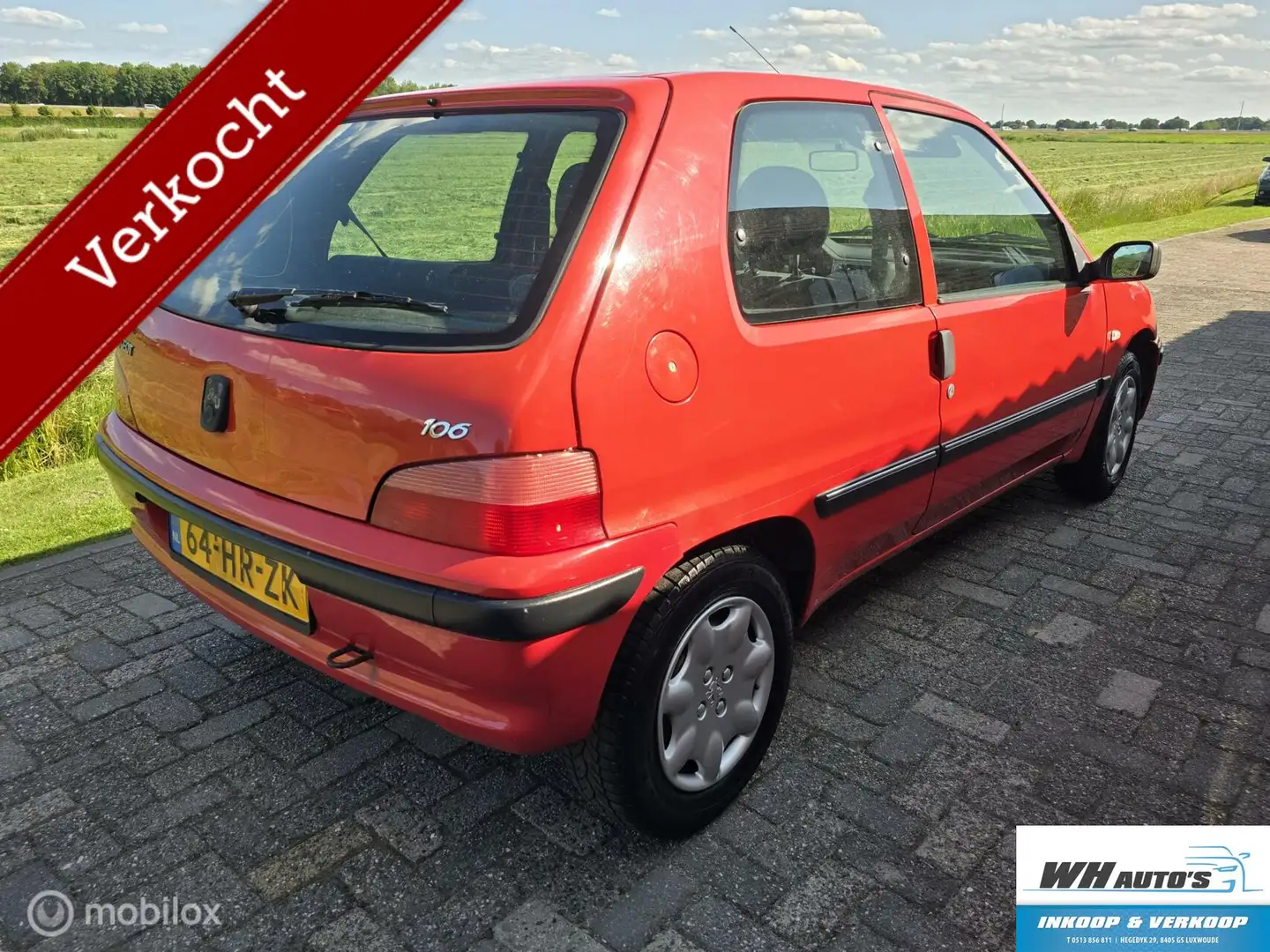 Peugeot 106 1.1 XTX goed rijdende zo mee auto! Kırmızı - 2