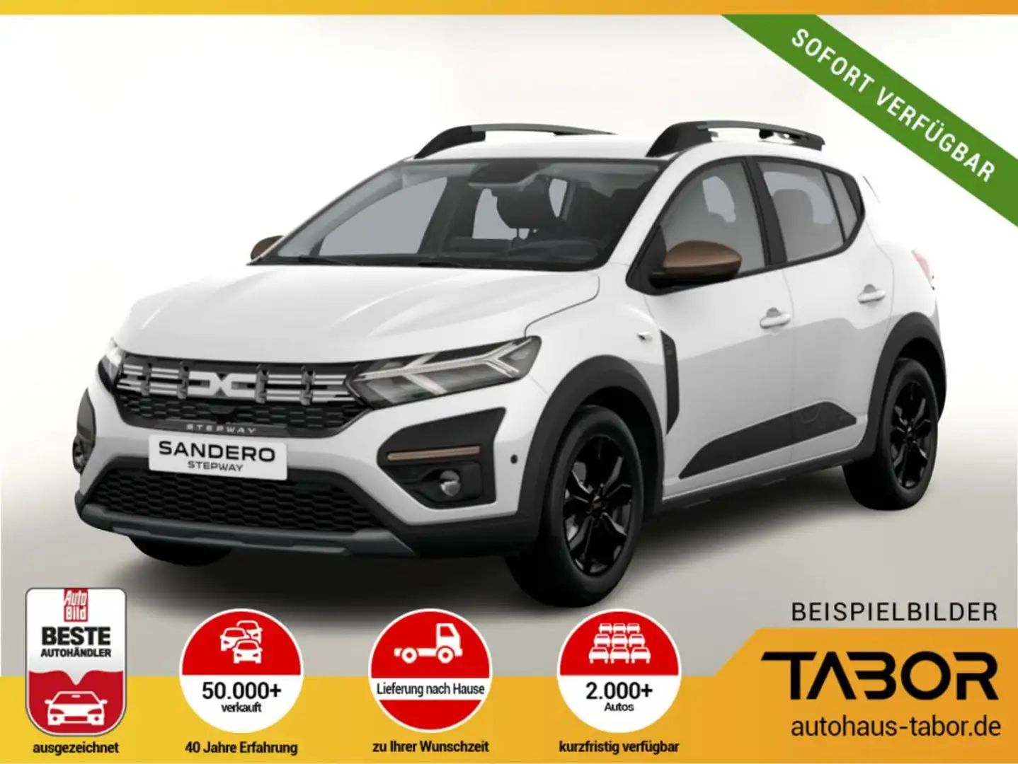 Dacia Sandero Extreme TCe 110 Kam PDC vo/hi Weiß - 1
