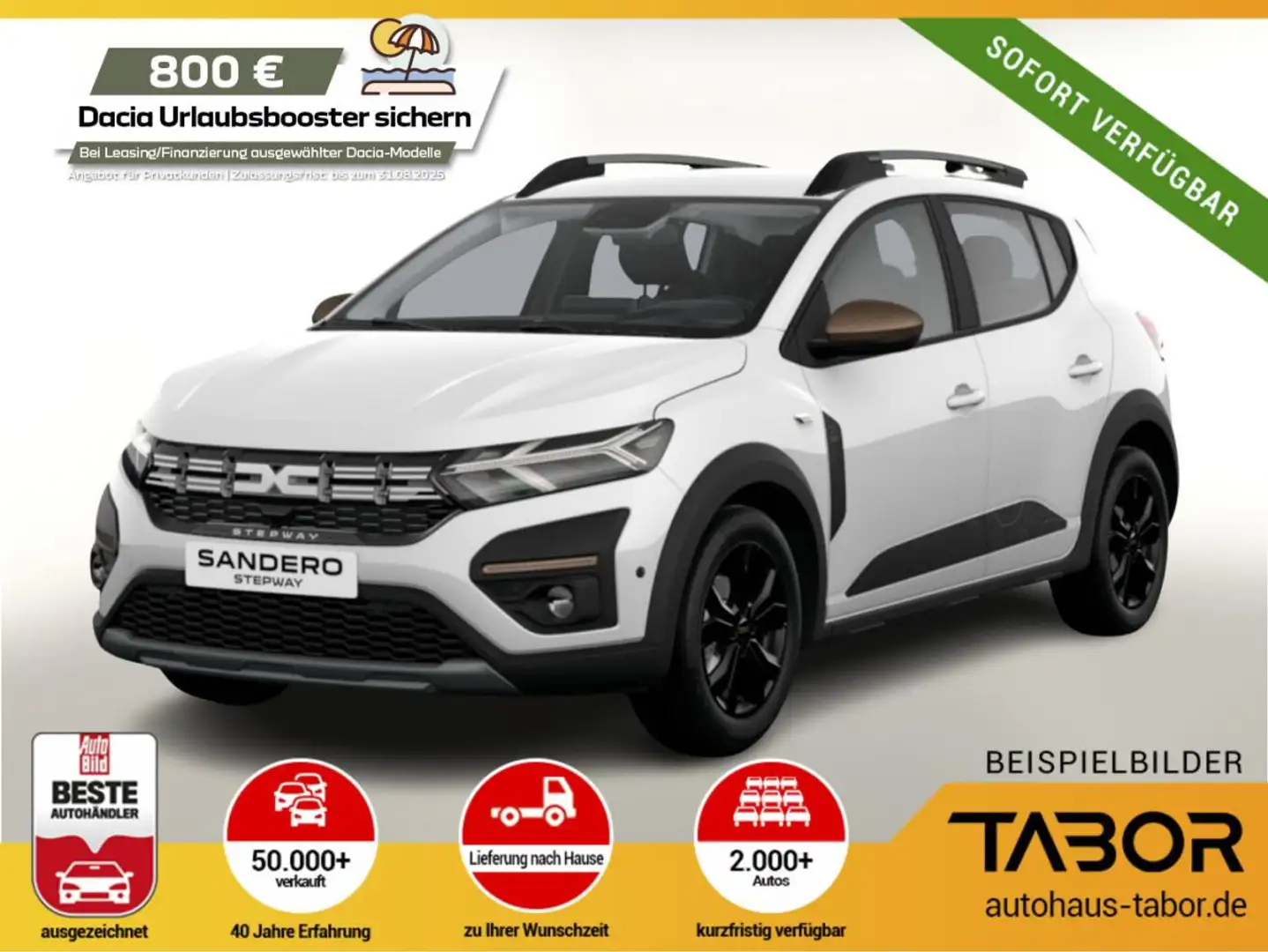 Dacia Sandero Extreme TCe 110 Kam PDC vo/hi Weiß - 1