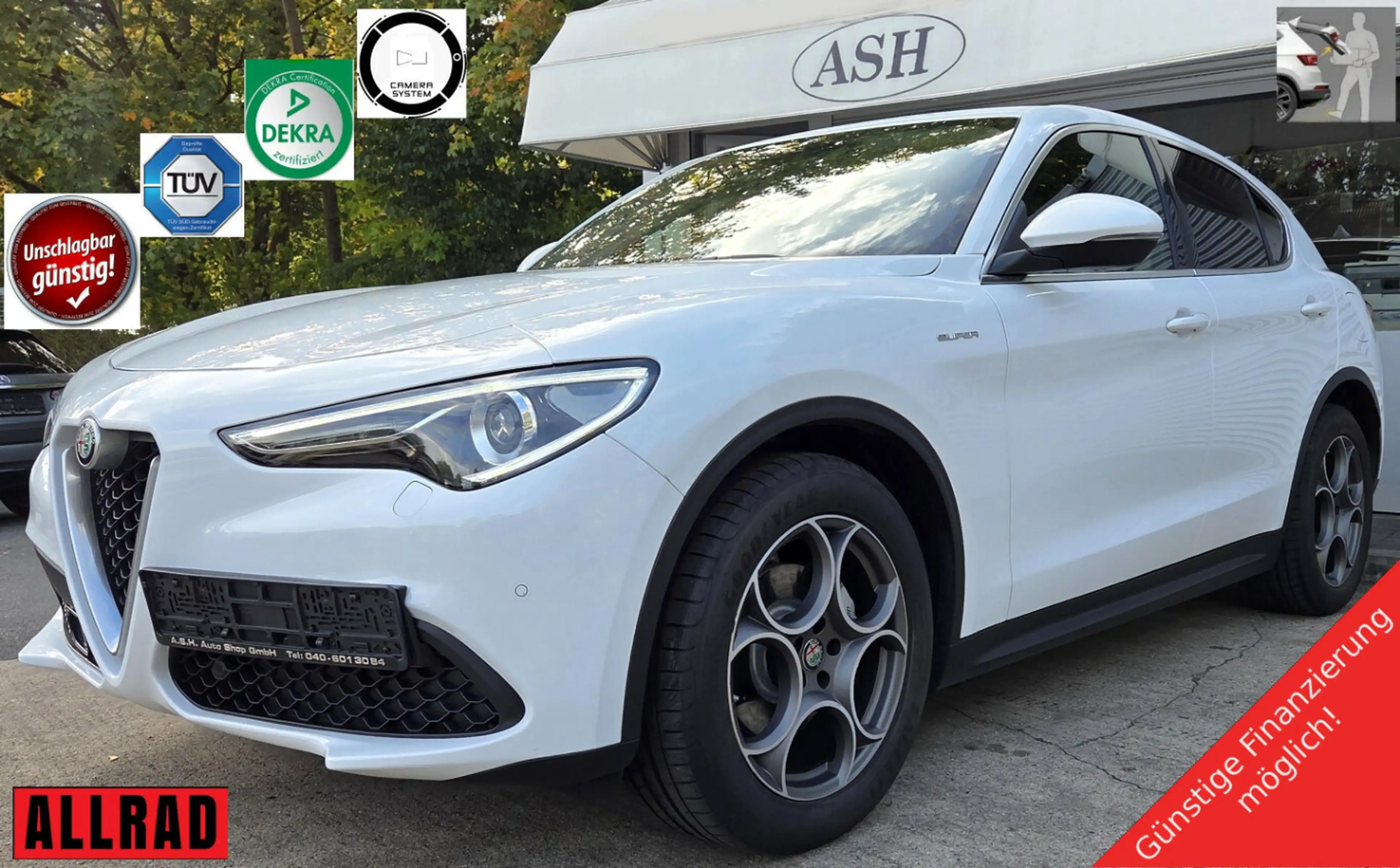 Alfa Romeo Stelvio 2.2Diesel Q4.AWD.Led.Mem.Navi.SHZ.Cam.