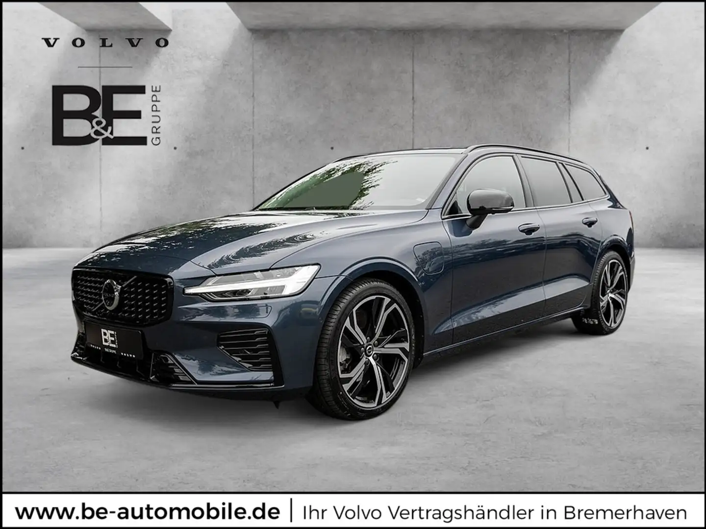 Volvo V60 T6 Recharge Plus Dark AWD PANO 360° Blau - 1