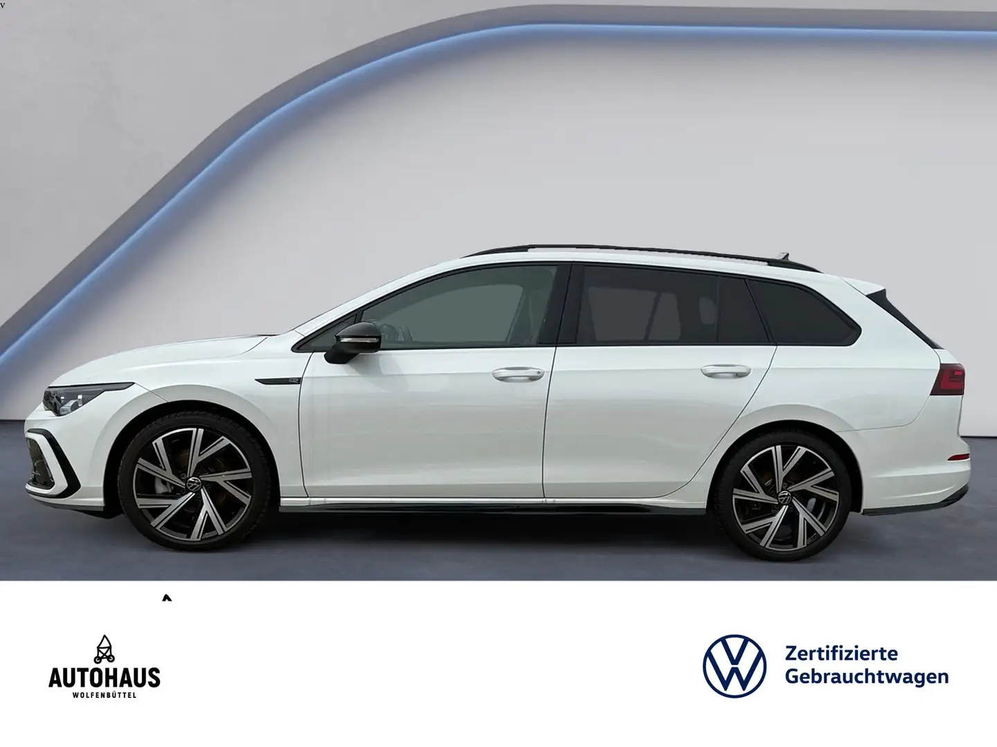 Volkswagen Golf Variant R-Line 2.0 TSI DSG 4M AHK IQ PANO Wit - 2