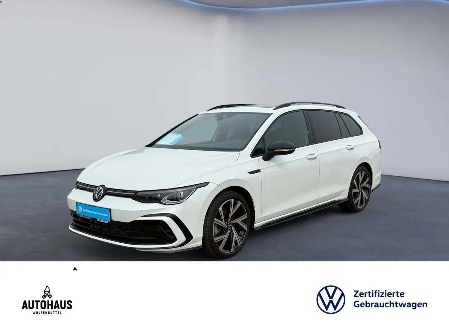 Volkswagen Golf Variant R-Line 2.0 TSI DSG 4M AHK IQ PANO Weiß - 1