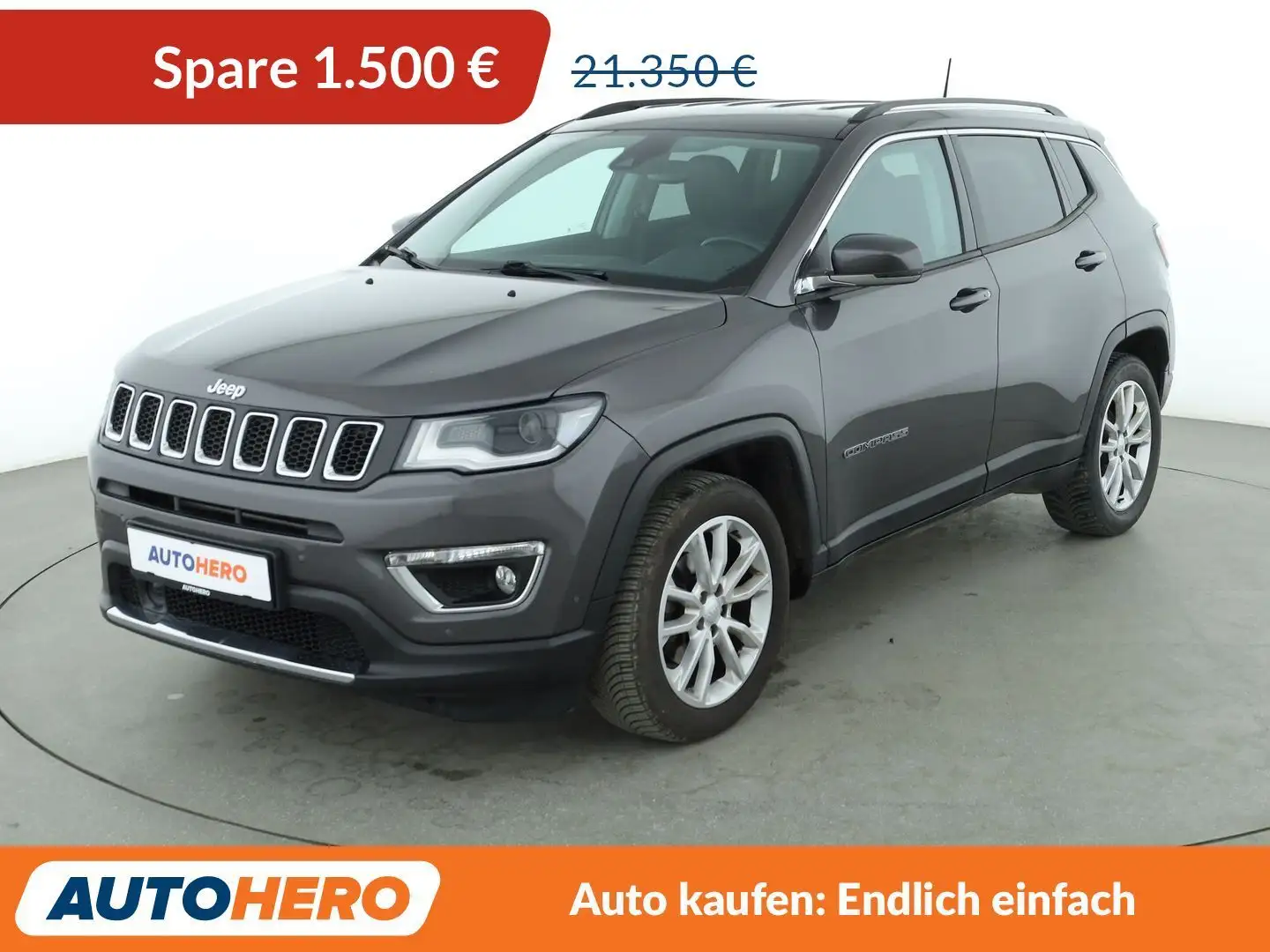 Jeep Compass 1.3 T-GDI Limited FWD Aut*NAVI*XENON*TEMPO*CAM* Grau - 1
