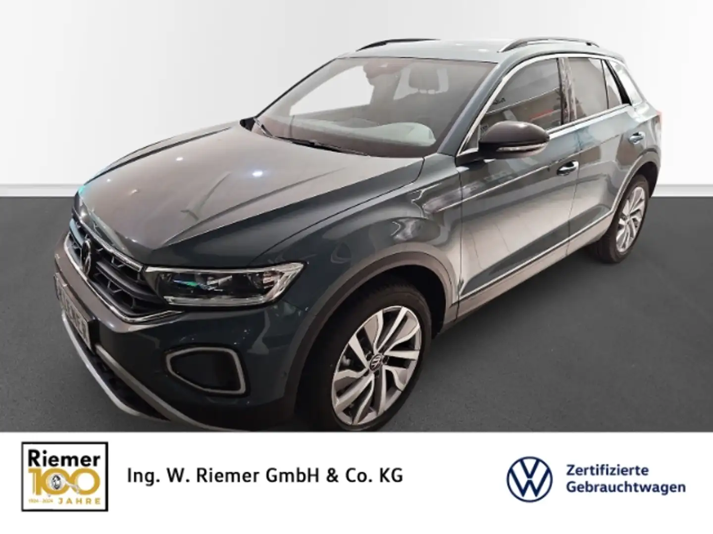 Volkswagen T-Roc GOAL 2.0 l TDI 7-Gang-DSG AHK+NAVI+LED Plus Blau - 1