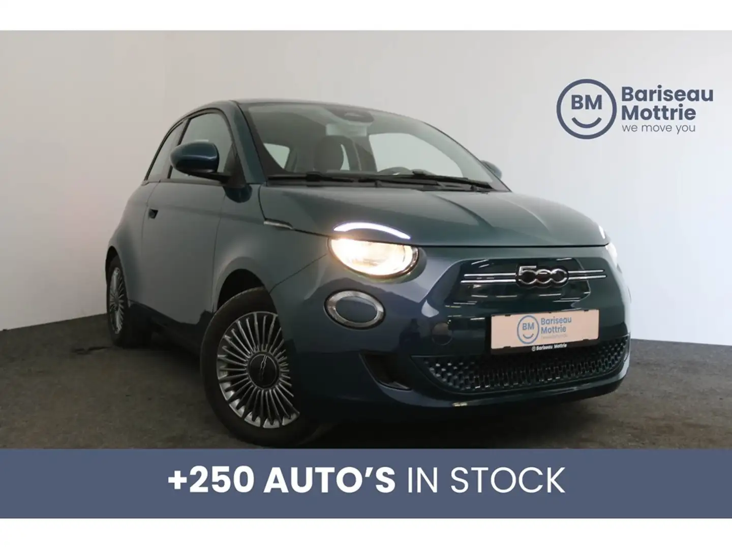 Fiat 500e ICON 42KWH *GPS*DAB*ANDROID AUTO* Groen - 1